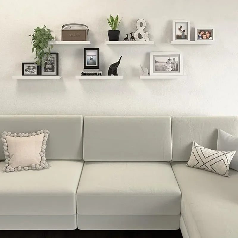 Wall Hanging TV Display Stand Living Room 4 Pieces
