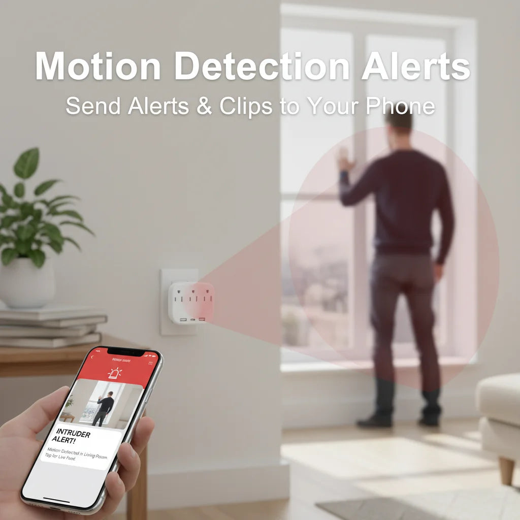 Mini 1080P HD WiFi Indoor Security Camera With Motion Detection