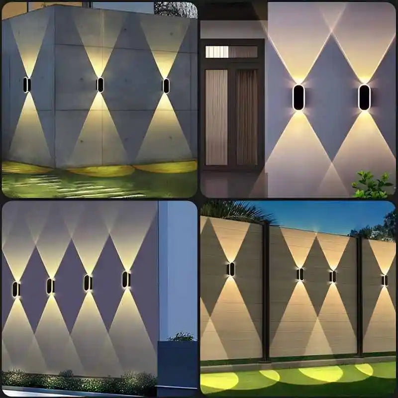 SZRSTH IP65 Solar Fence Lights With 3 Modes