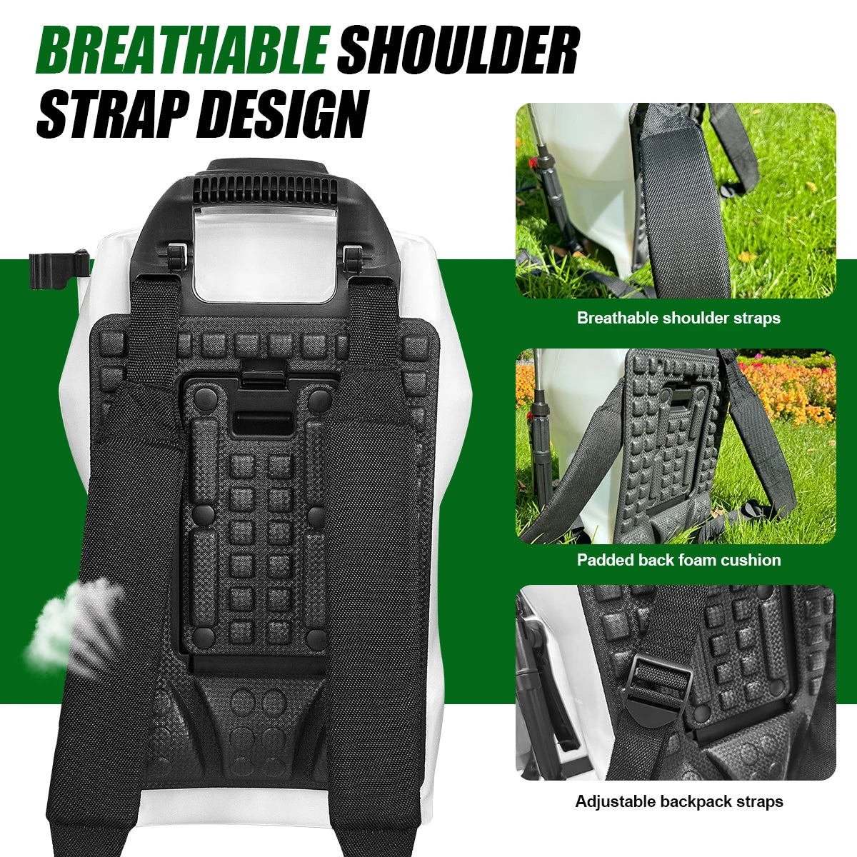 Backpack Sprayer Battery Powered 100 PSI Garden Sprayer