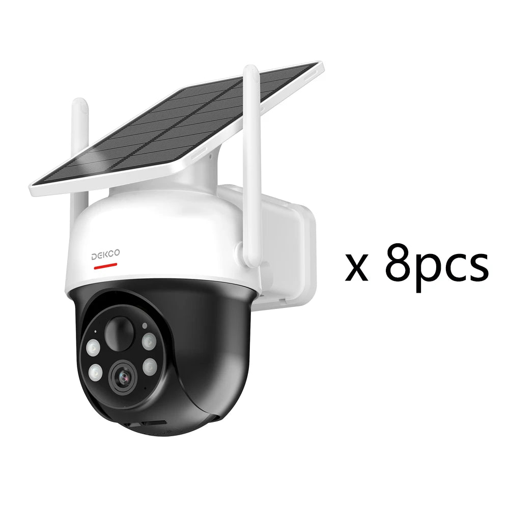 DEKCO Solar WiFi Camera 3MP 100 Percent Wire Free Battery