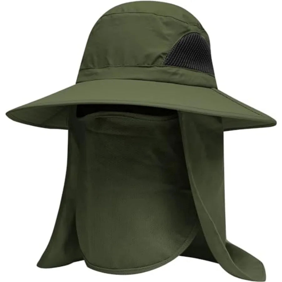 UPF Fifty Plus Waterproof Packable Bucket Hat For Men And Women Polyester