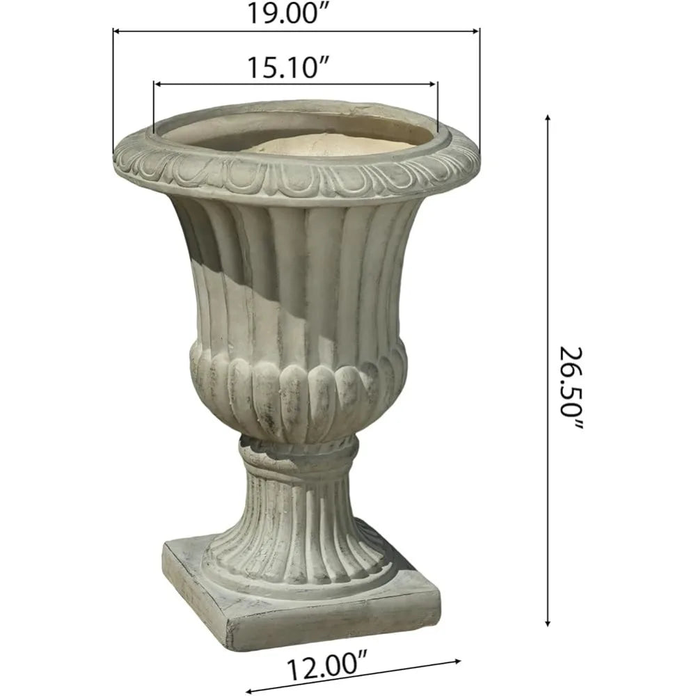 Porcelain Urn Planter Outdoor Indoor Garden Flower Pot