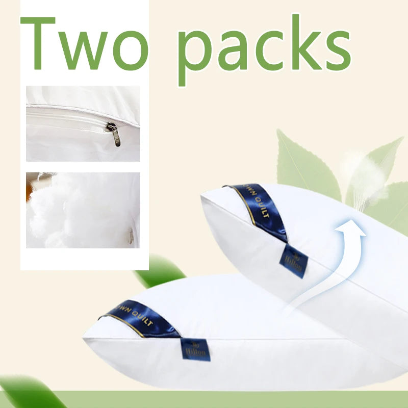 Healthy Sleep Memory Foam Pillow For Hotel Quality Cotton Comfort