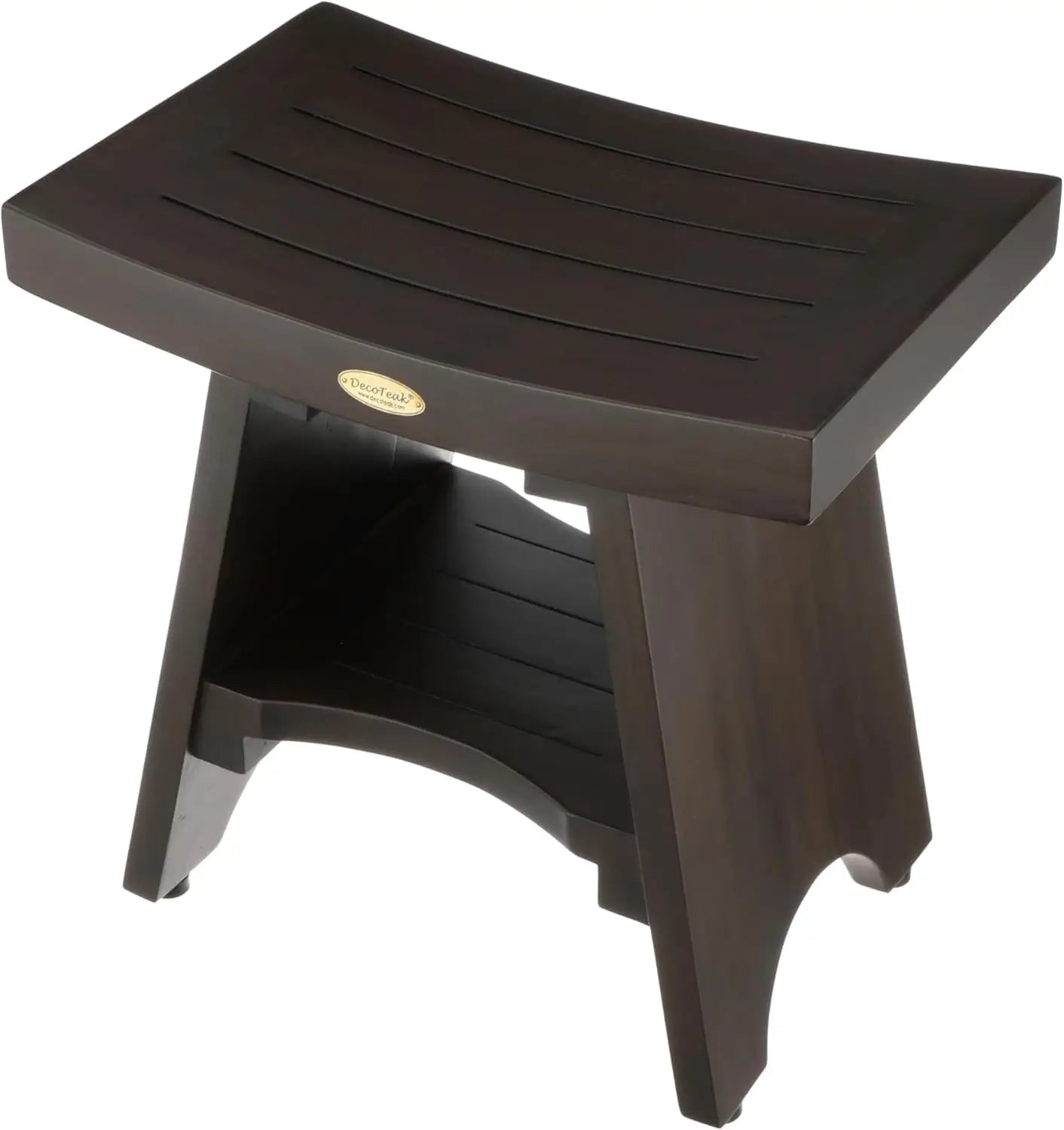 Waterproof Teak Shower Bench Stool For Bathroom Safety And Storage