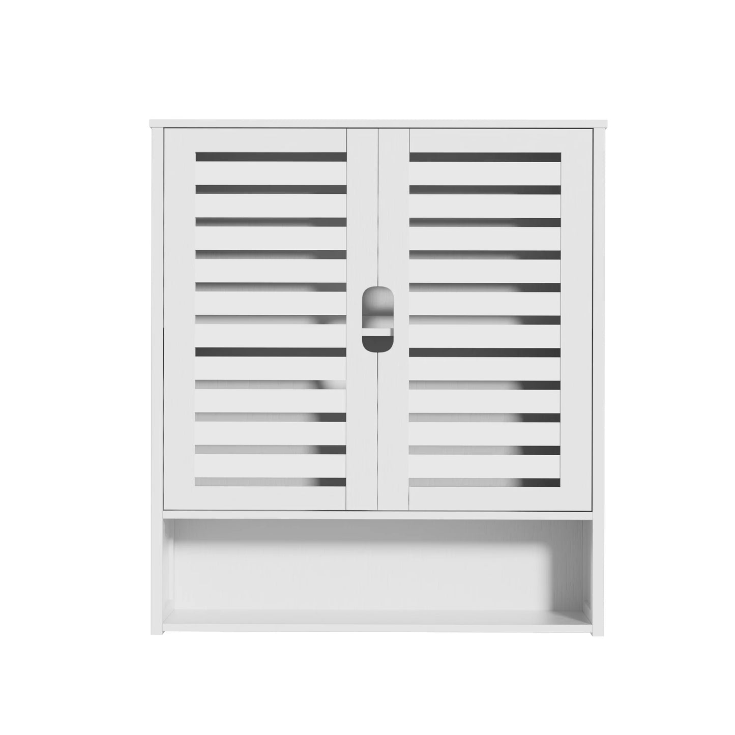Wisfor Bamboo Wall Mounted Bathroom Medicine Cabinet Storage