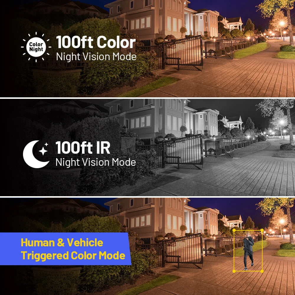 ANNKE 12MP Dual Light PoE IP Camera With Motion Detection