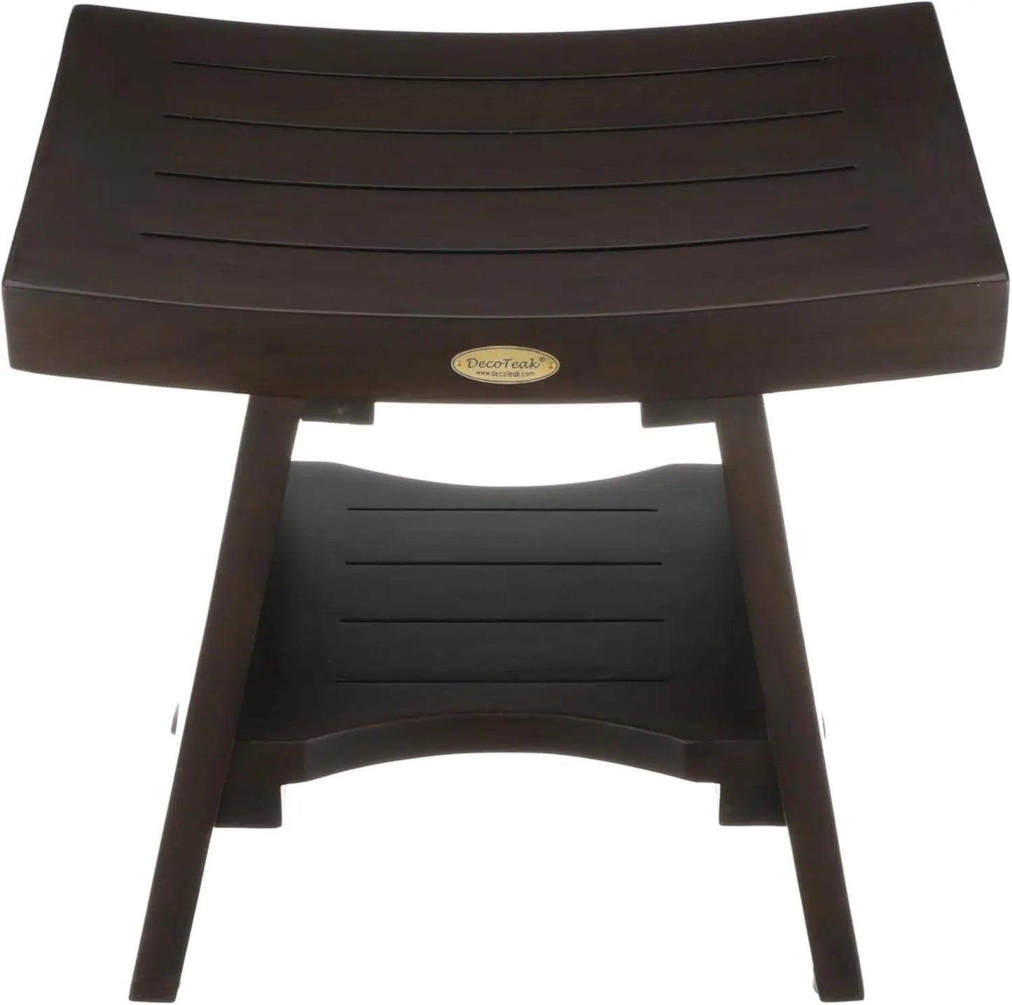 Waterproof Teak Shower Bench Stool For Bathroom Safety And Storage