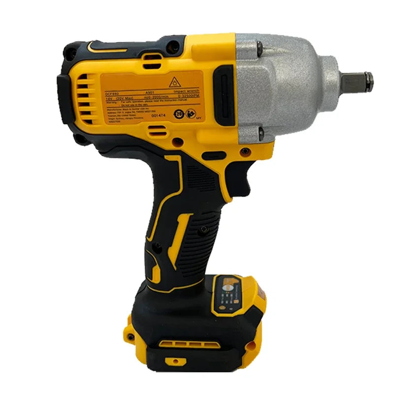 XMSJ Cordless Impact Driver 812 Nm Brushless 3 Speed High Torque