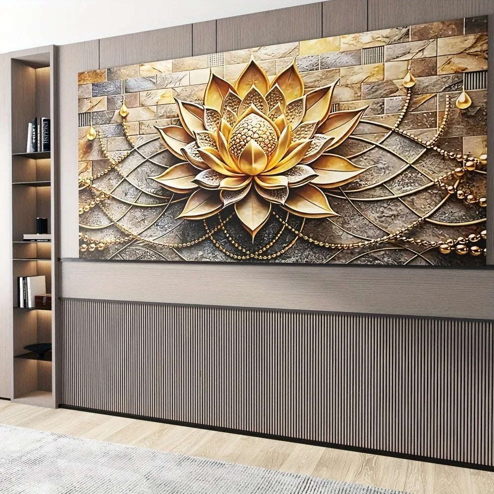 Modern Abstract Floral Canvas Art For Interior Decor