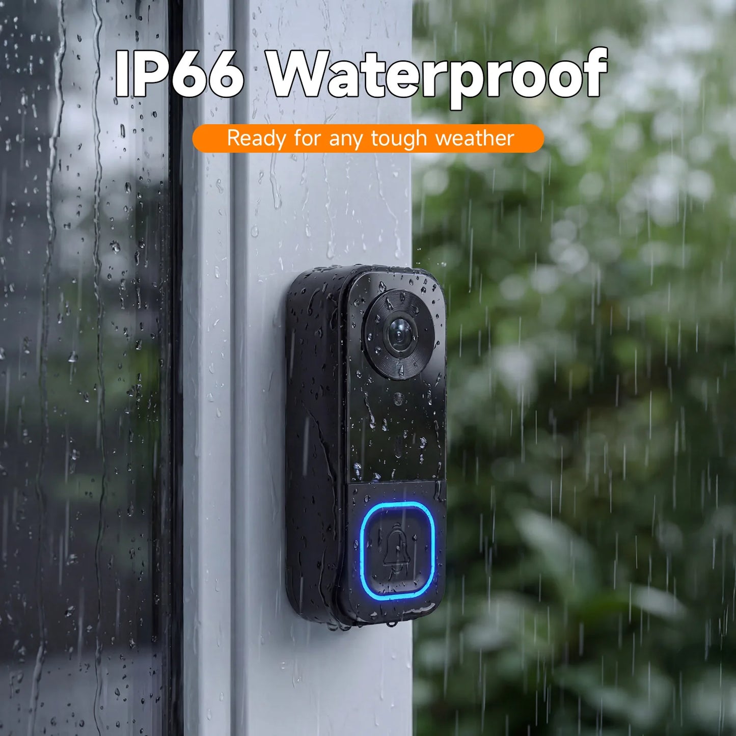 Video Doorbell HD With Night Vision Local Storage 128GB