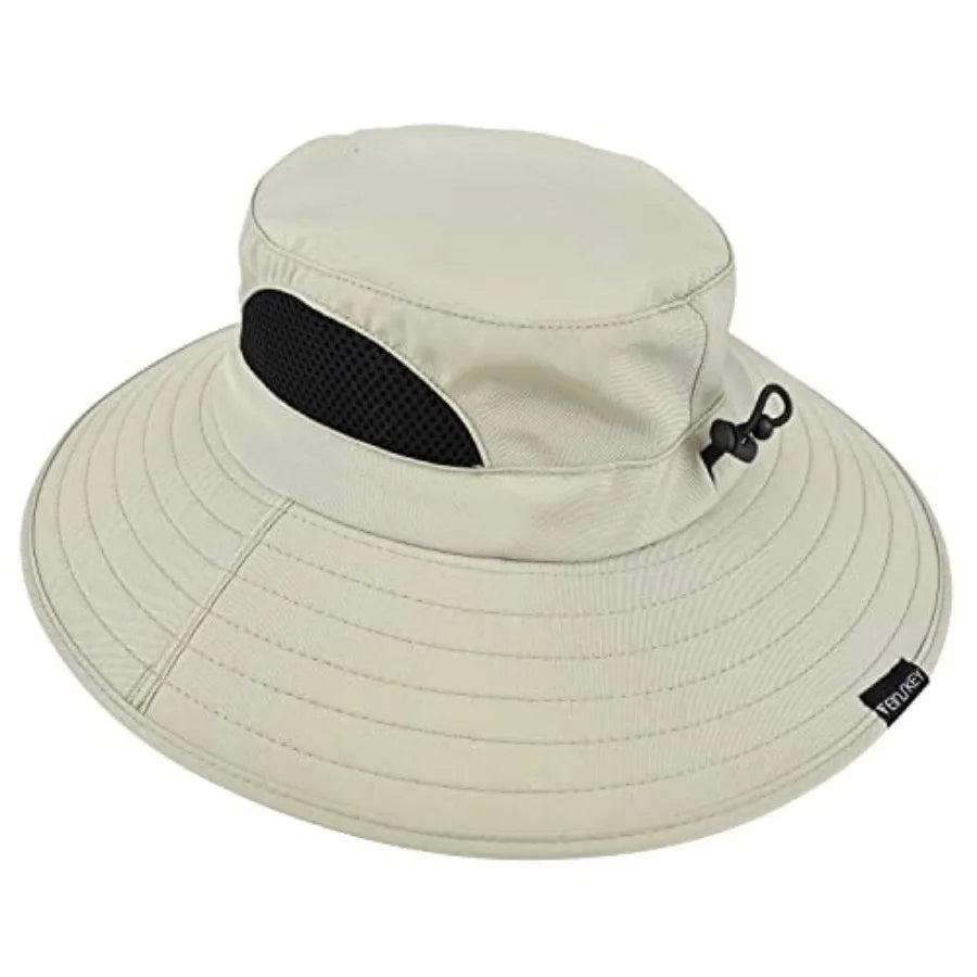 UPF Fifty Plus Waterproof Packable Bucket Hat For Men And Women Polyester