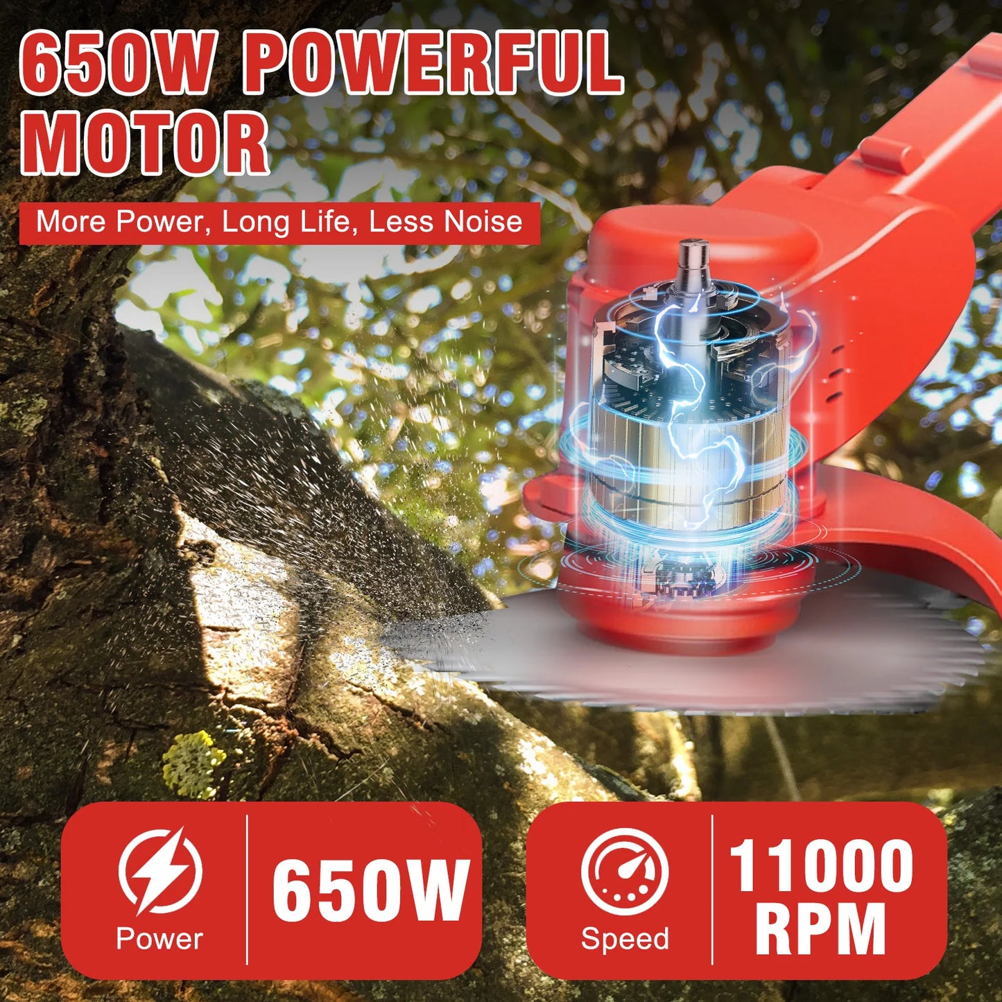 Cordless Weed Wacker 3 In 1 Edger And Trimmer For Lawn Care