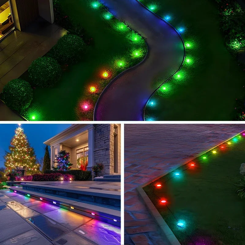 Permanent Outdoor Light Smart RGBIC Outdoor Decoration with 75 Scene Modes 100ft IP67 Waterproof Suitable for Holiday Decoration