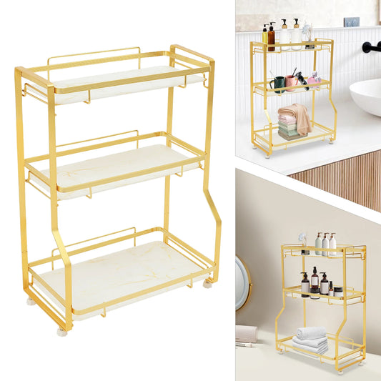 Bymaocar 3 Tier Bathroom Countertop Organizer For Toiletries And Cosmetics