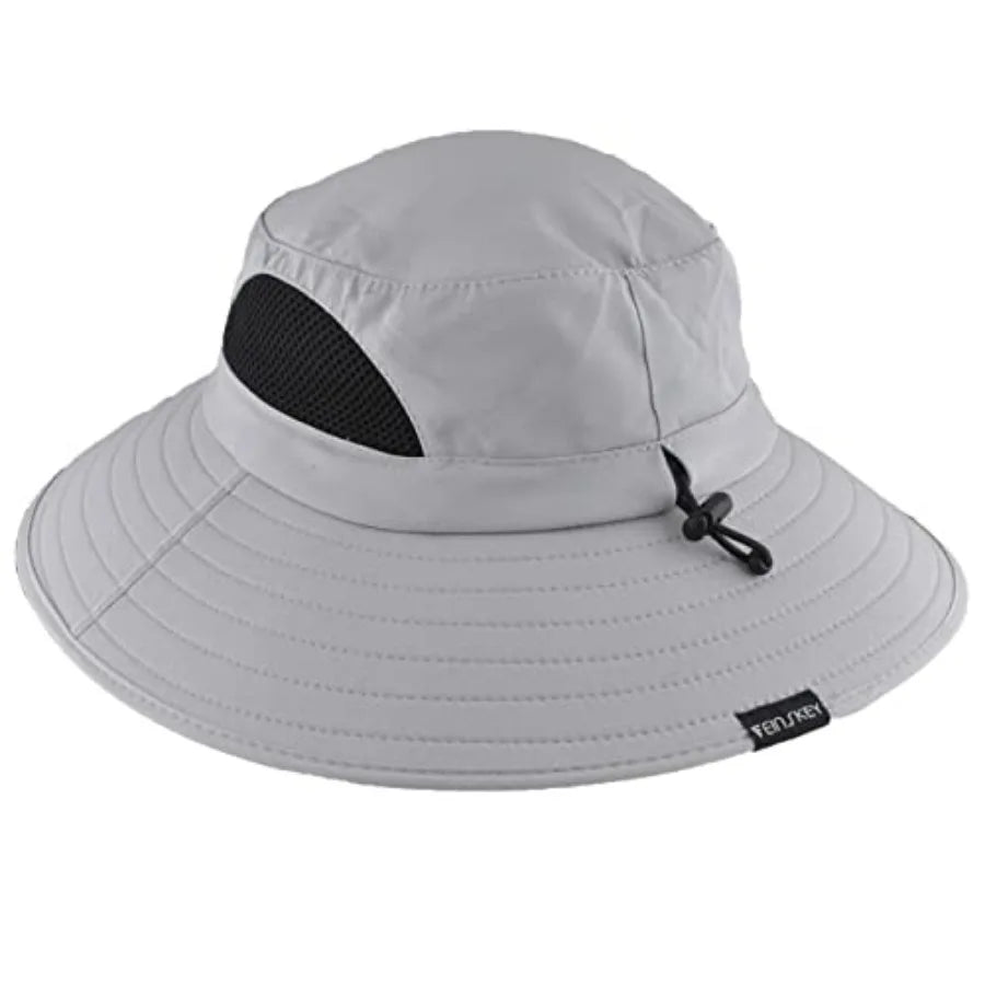 UPF Fifty Plus Waterproof Packable Bucket Hat For Men And Women Polyester