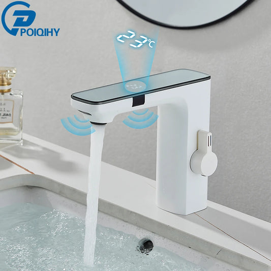 Poqihy Smart Sensor Basin Faucet With Touchless Operation