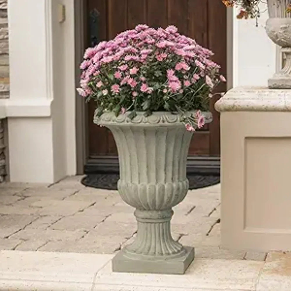 Porcelain Urn Planter Outdoor Indoor Garden Flower Pot