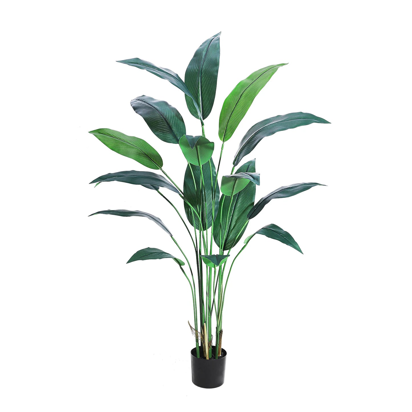 Studyset Artificial Bird Of Paradise Plant Faux Palm Outdoor Decor