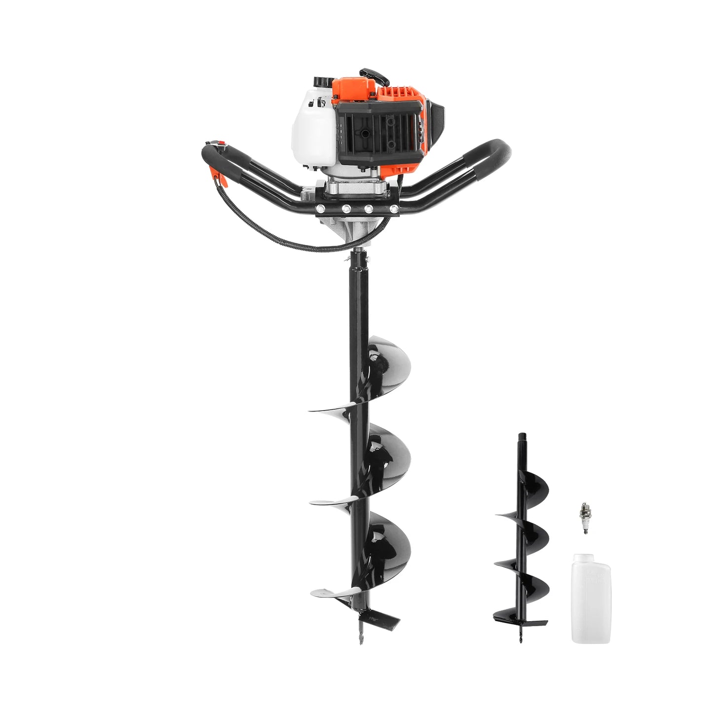 SucceBuy Gas Powered Post Hole Digger 43cc Earth Auger