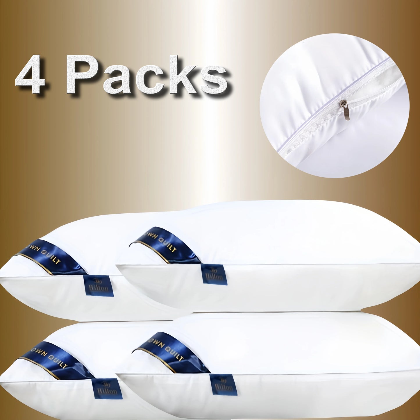 Healthy Sleep Memory Foam Pillow For Hotel Quality Cotton Comfort