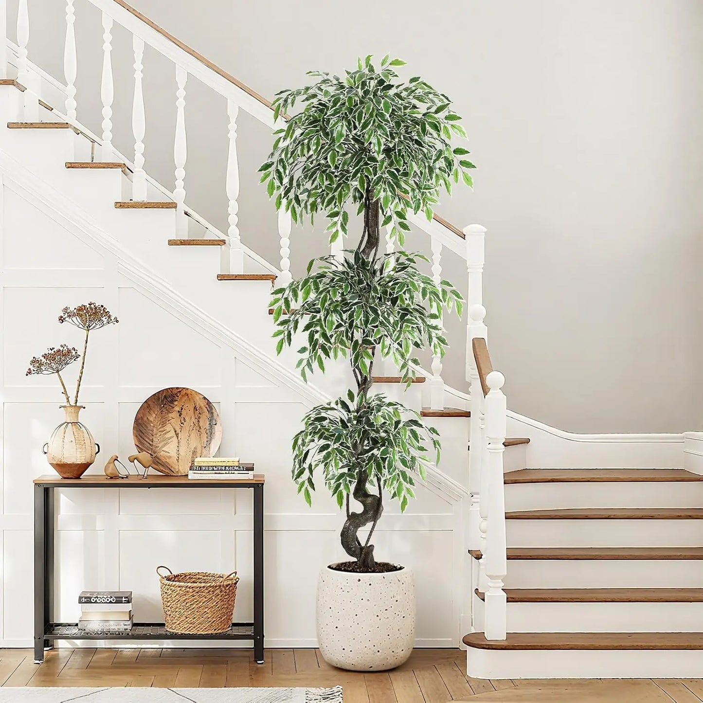 HiMISS Artificial Ficus Tree Indoor Outdoor Decor For Home Office