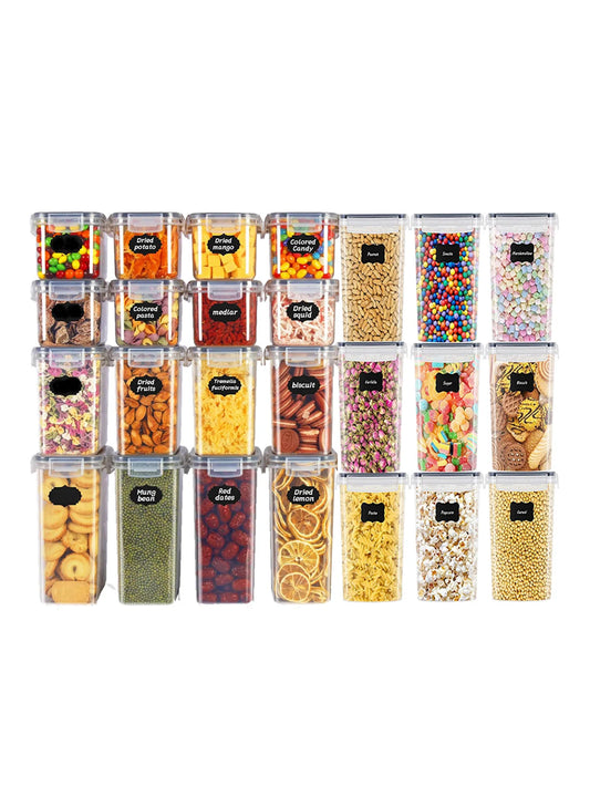 48 Piece Sealed Food Storage Containers With Lids For Pantry