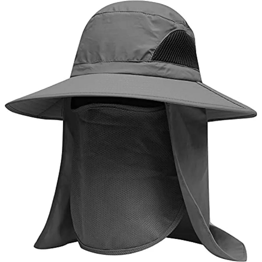 UPF Fifty Plus Waterproof Packable Bucket Hat For Men And Women Polyester