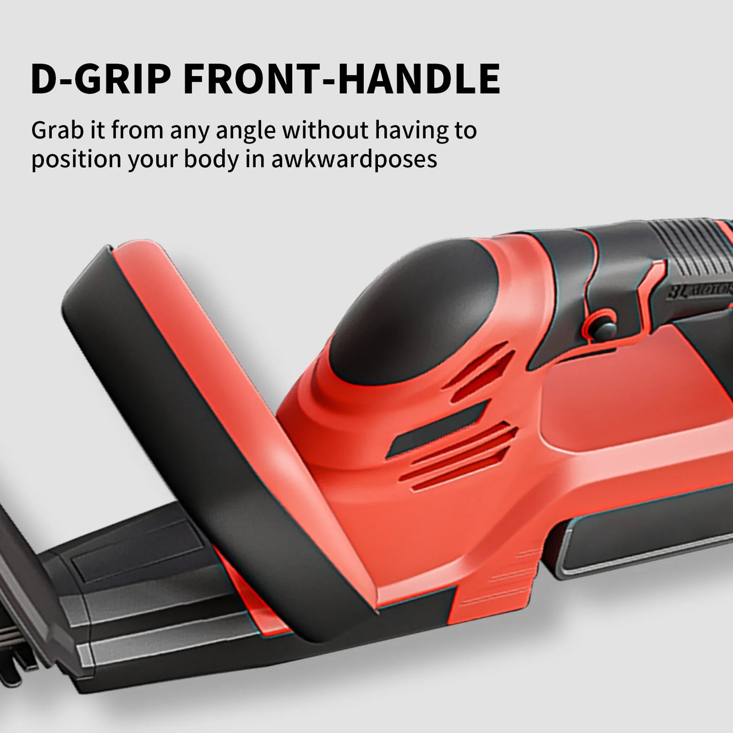 Cordless Hedge Trimmer With Battery Charger For Yard And Garden