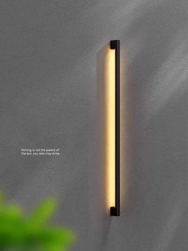 Nordic Minimalist Modern Designer 110V 220V LED Wall Lamp Living Room Hotel Aisle Corridor Bedroom Room Bedside Long Wall Light