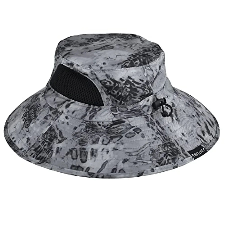 UPF Fifty Plus Waterproof Packable Bucket Hat For Men And Women Polyester