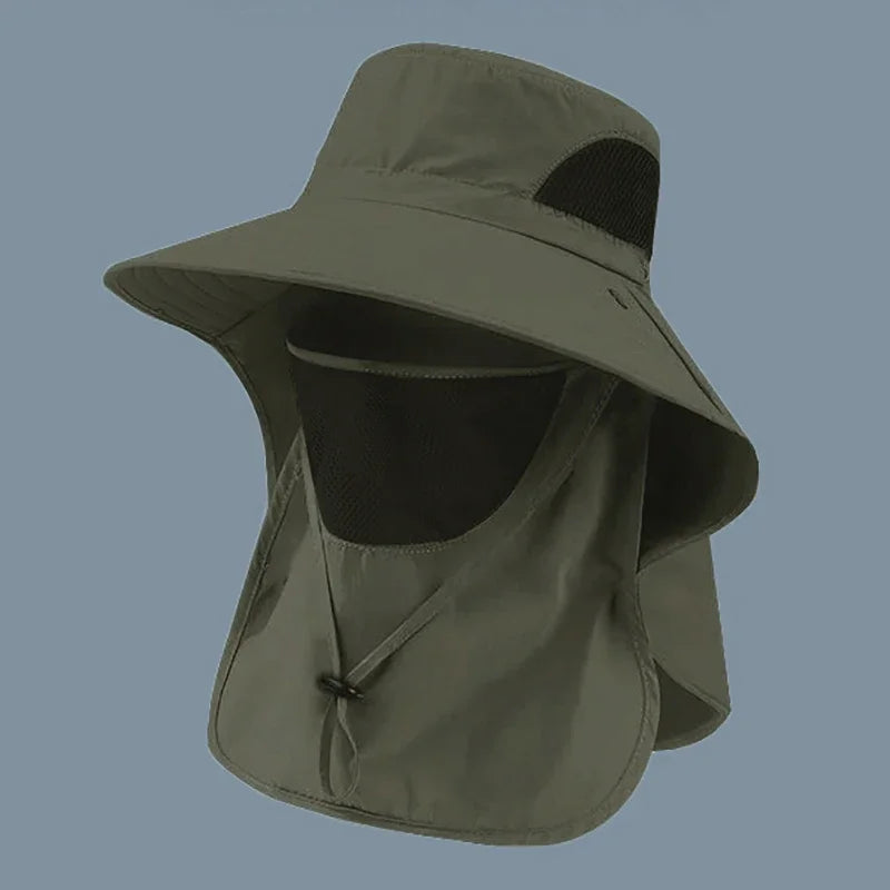 LEOSOXS Sun Hat UV Protection Outdoor Fisherman Bucket Cap