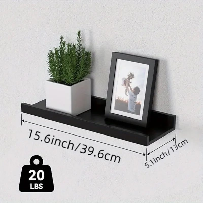 Wall Hanging TV Display Stand Living Room 4 Pieces