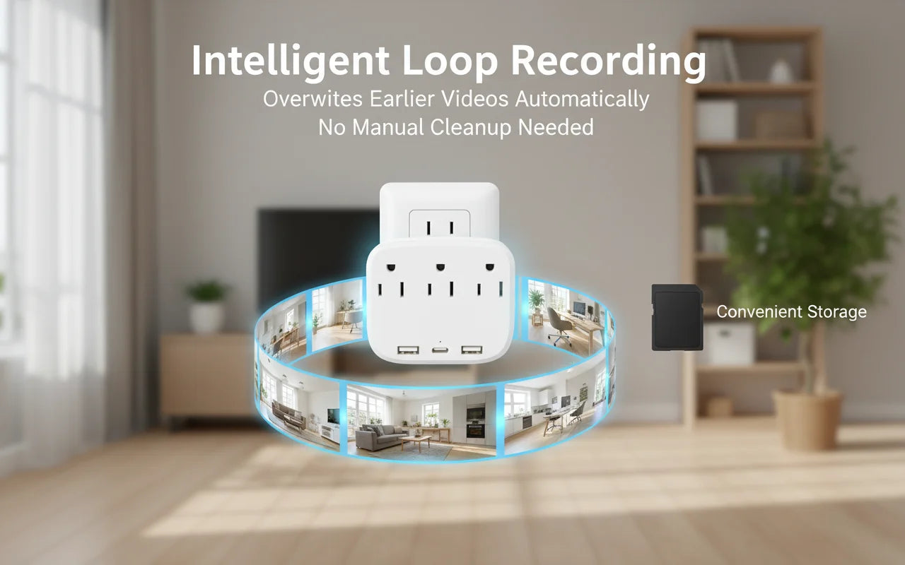 Mini 1080P HD WiFi Indoor Security Camera With Motion Detection