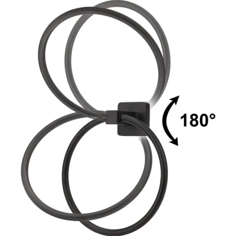Wall Mounted Round Stainless Steel Towel Ring For Bathroom Kitchen