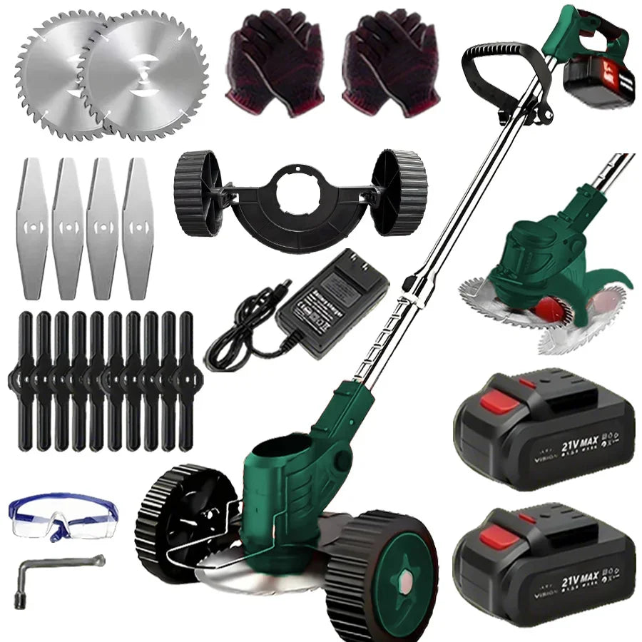 Cordless Lawn Trimmer Edger And Brush Cutter For Garden And Yard