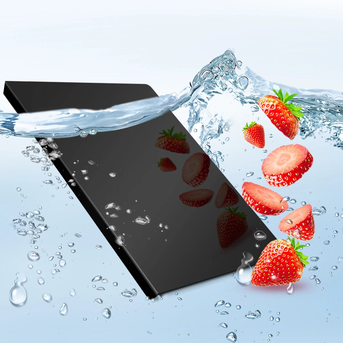 Acrylic Cutting Board With Lip Anti Slip Kitchen Board