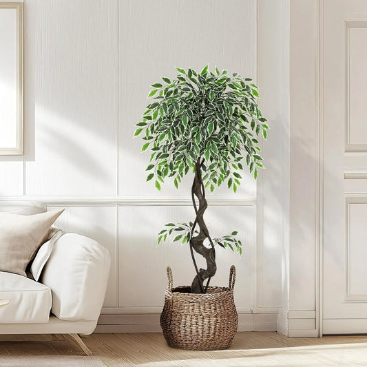 HiMISS Artificial Ficus Tree Indoor Outdoor Decor For Home Office