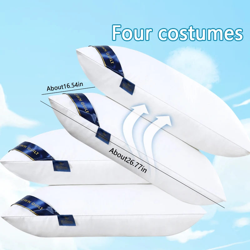Healthy Sleep Memory Foam Pillow For Hotel Quality Cotton Comfort