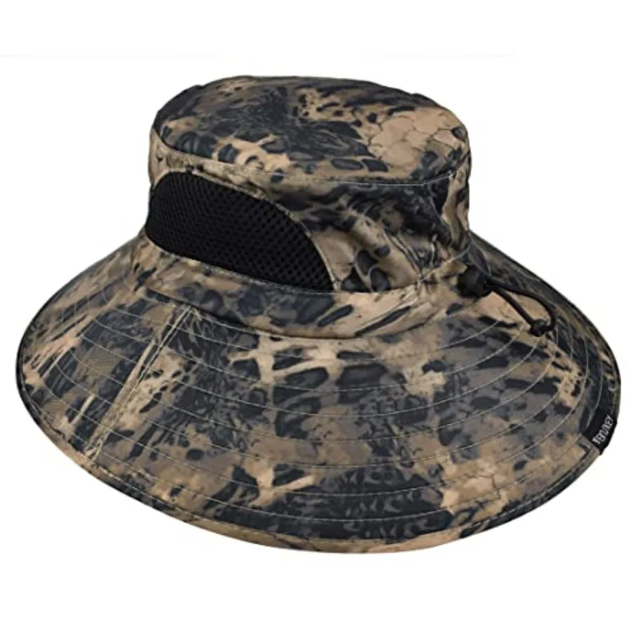 UPF Fifty Plus Waterproof Packable Bucket Hat For Men And Women Polyester