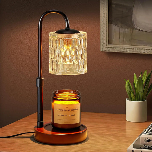 Adjustable Dimmable Candle Warmer Lamp With Timer For Home Decor