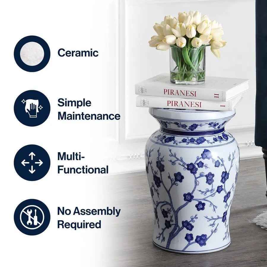 Ceramic Garden Stool Chinese Porcelain Indoor Outdoor Use
