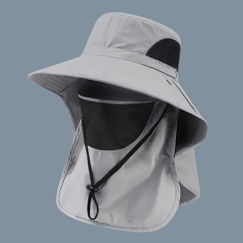LEOSOXS Sun Hat UV Protection Outdoor Fisherman Bucket Cap