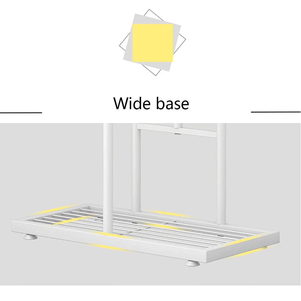 HiMISS 7 Tier Plant Stand Indoor Outdoor Metal Flower Shelf