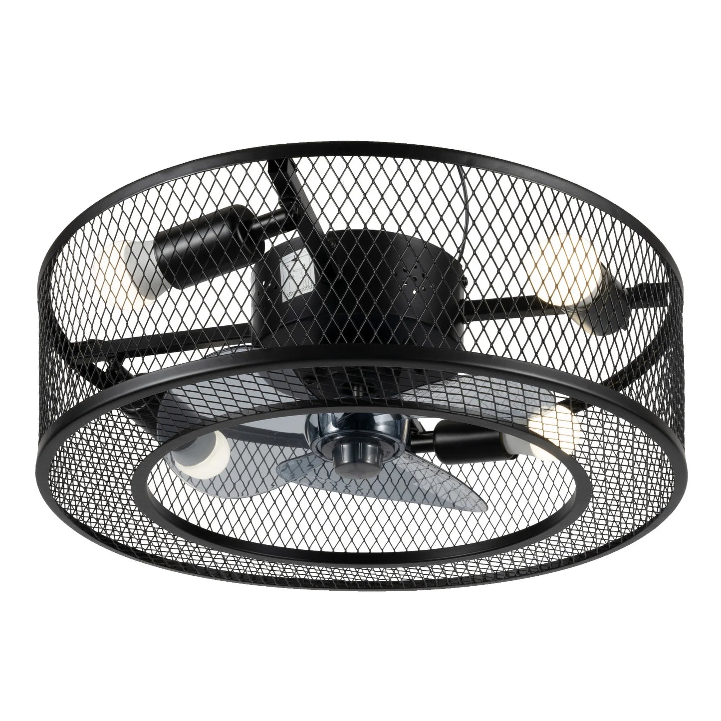 Fan Pendant Light E27 Without Light Source For Living Rooms