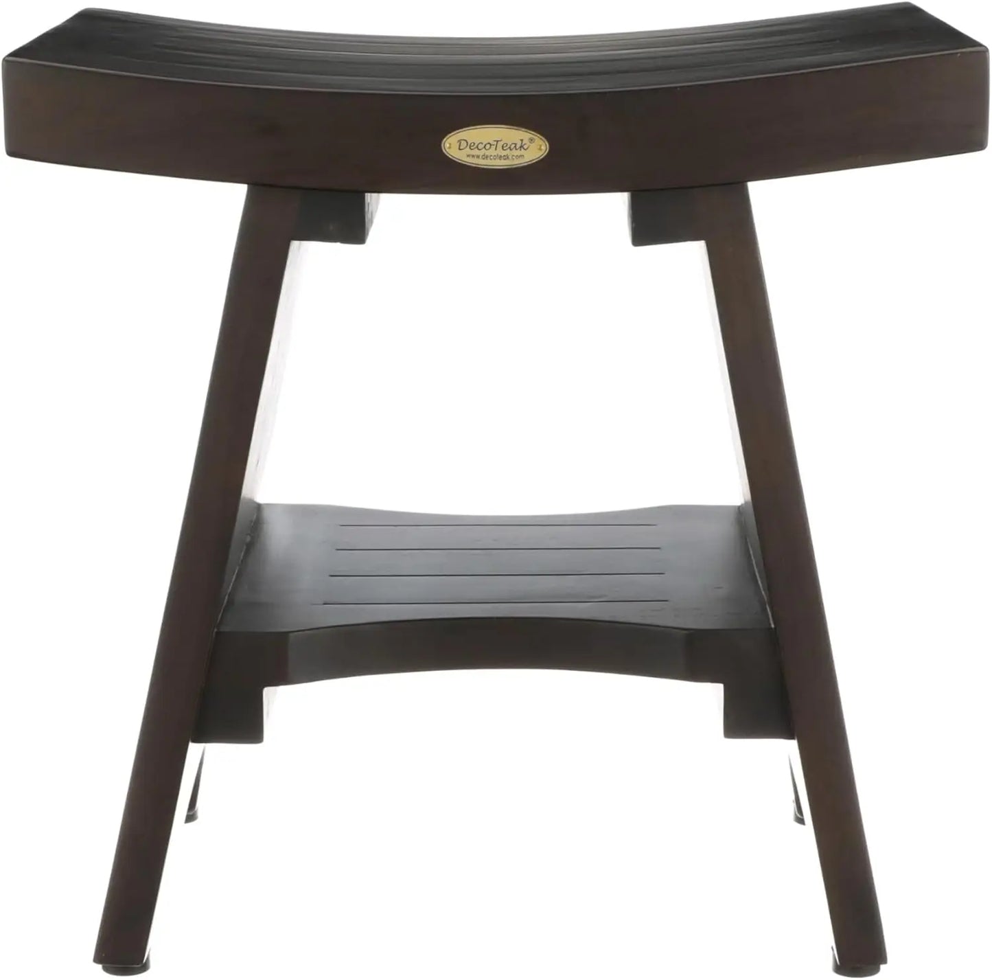 Waterproof Teak Shower Bench Stool For Bathroom Safety And Storage