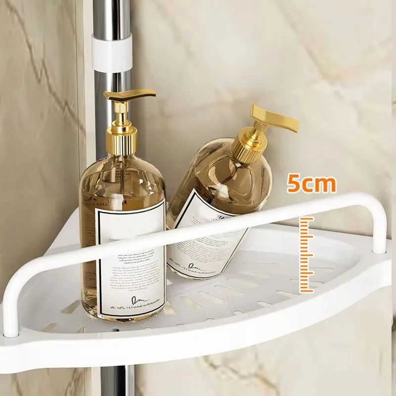 Corner Shower Bar Organizer Waterproof Rack For Bathrooms