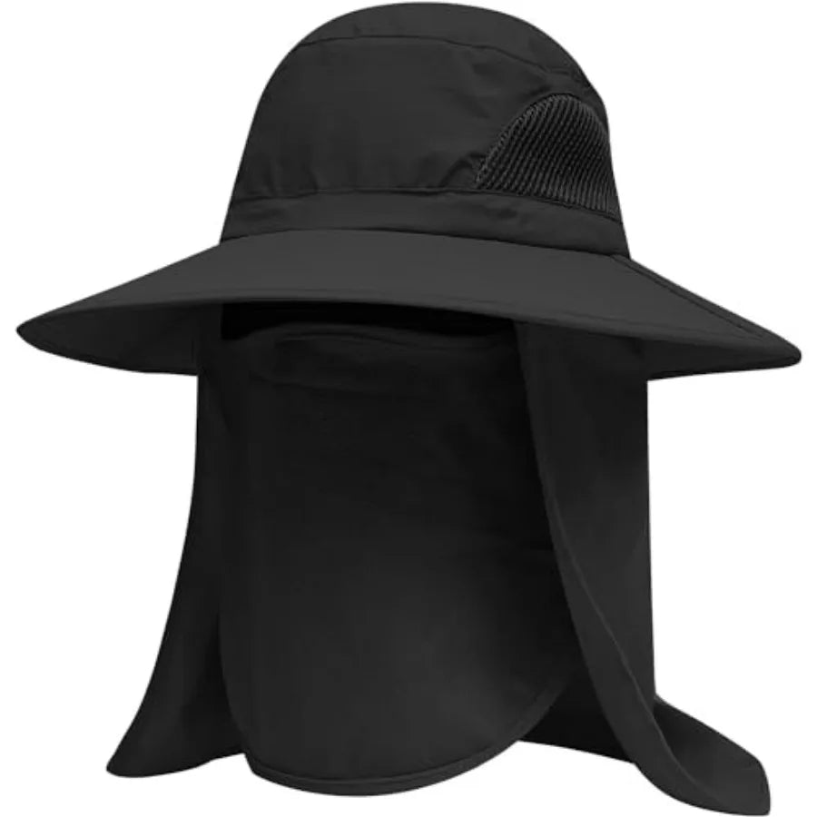 UPF Fifty Plus Waterproof Packable Bucket Hat For Men And Women Polyester