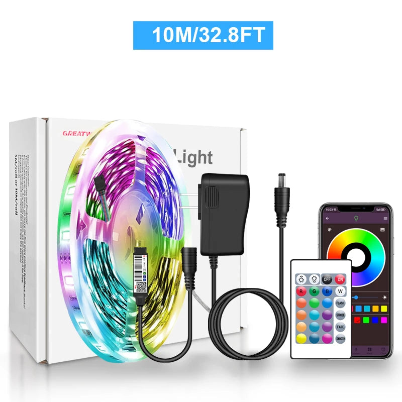 LED Strip Lights RGB 5050 Bluetooth App Control DC 12V