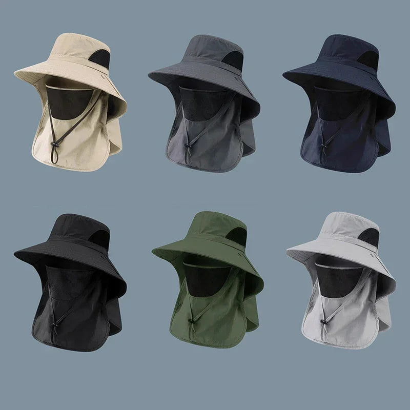 LEOSOXS Sun Hat UV Protection Outdoor Fisherman Bucket Cap